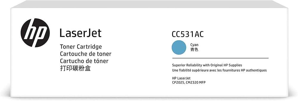 Tóner HP CC531AC Cian (304A, 2,800 páginas)