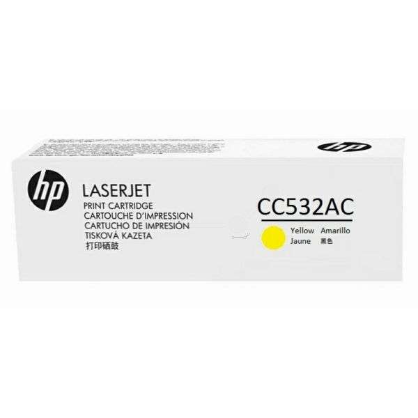 Tóner HP CC532AC Amarillo (304A, 2,800 páginas)