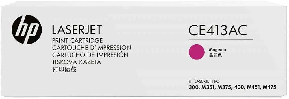 Tóner HP CE413AC Magenta (305A, 2,600 páginas)