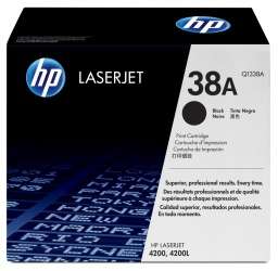 Tóner HP 38A Negro (Q1338A, 12,000 páginas)